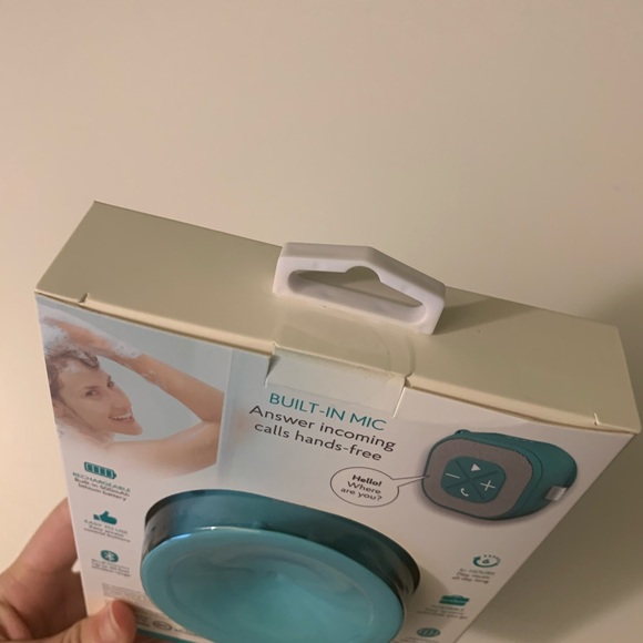 NEW WITH TAGS Atomi blue Bluetooth shower speaker - Picture 4 of 5